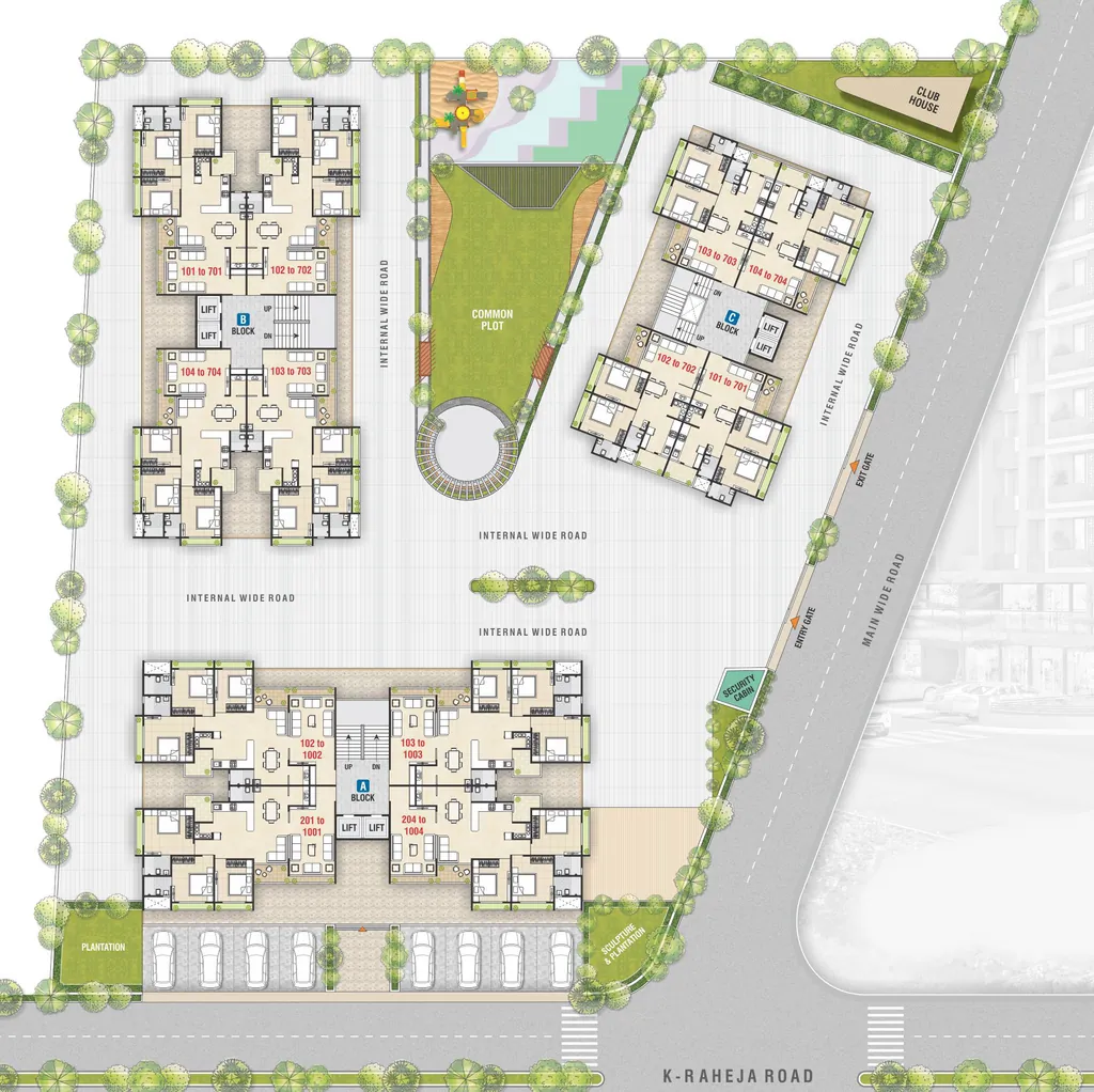 Master Plan of Pashupati Sant Viharn 2 in Koba, Gandhinagar - Image 336511