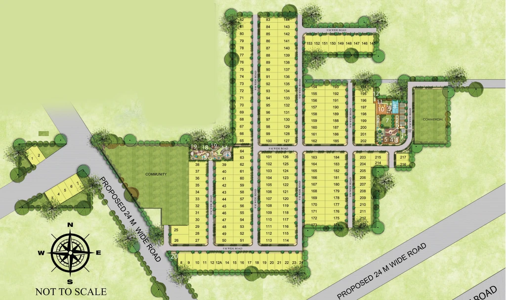 Master Plan of JMS The Pearl in Sector 95, Gurgaon - Image 336569