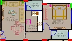 1 BHK Flat in Surya Green Valley in Kanadia Road, Indore - Image 880851