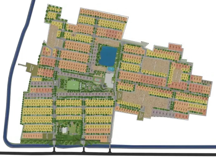 Master Plan of Godrej Zen Estate Phase 1 in Gandua, Kolkata - Image 336693