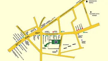 Location of Ahuja Towers - Image 336839