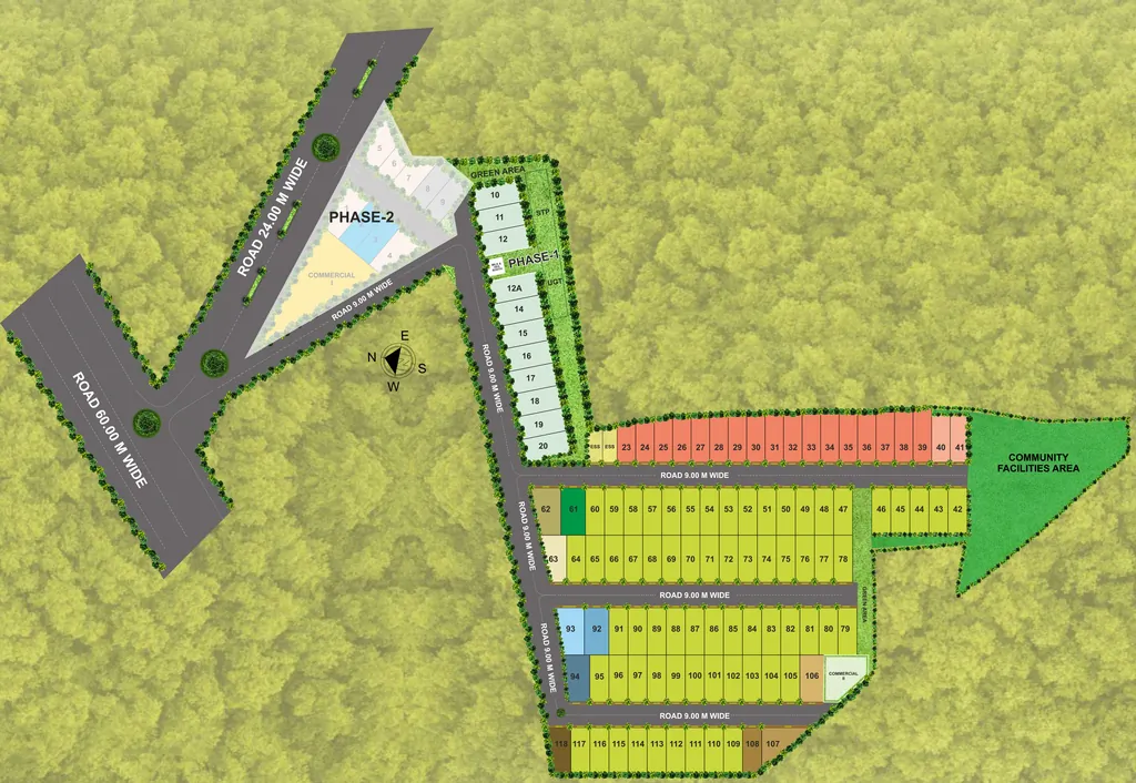 Master Plan of Pyramid Palm County in Sector 78, Gurgaon - Image 337041