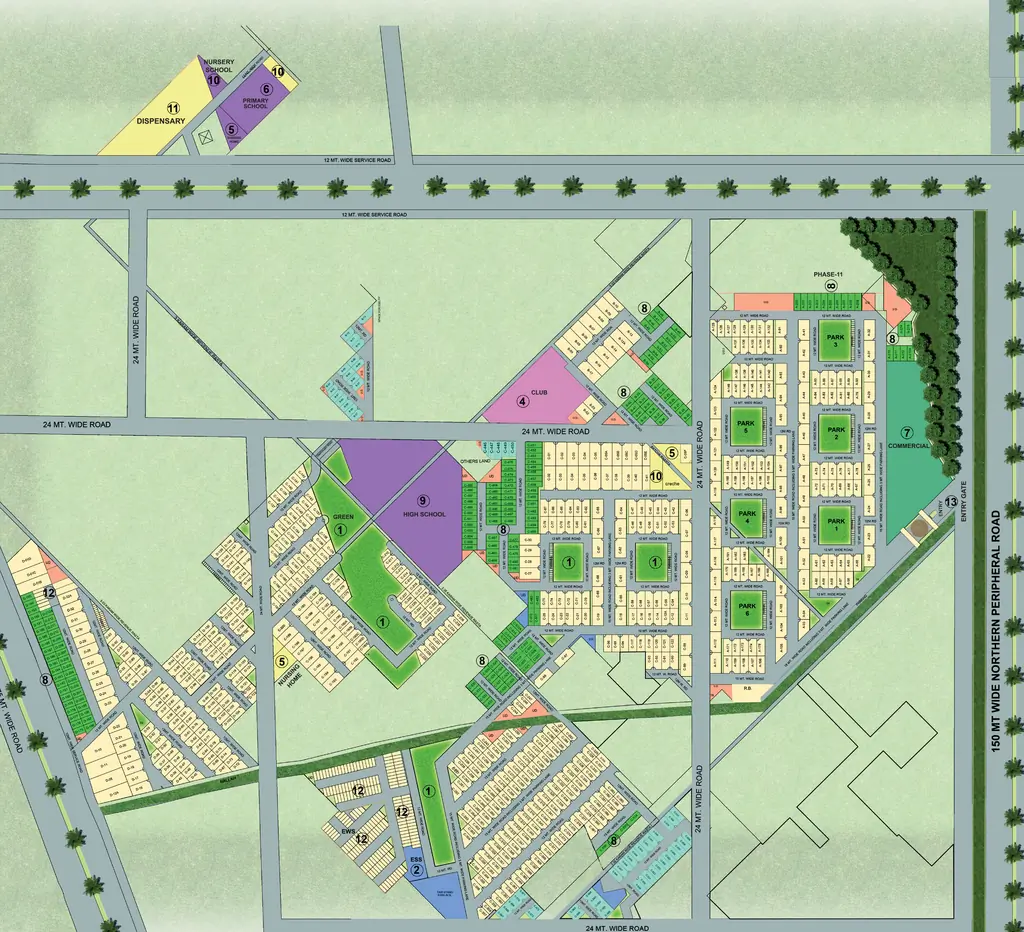 Master Plan of BPTP Amstoria Plots in Sector 102, Gurgaon - Image 337058