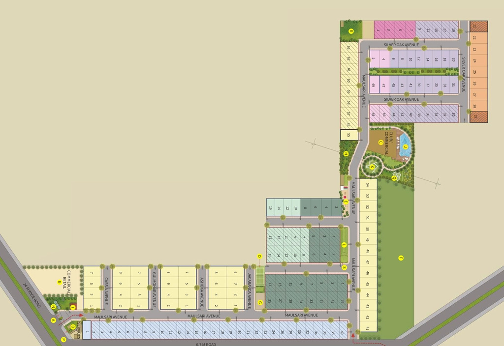 Master Plan of Satya Merano Greens in Sector 99A, Gurgaon - Image 337184