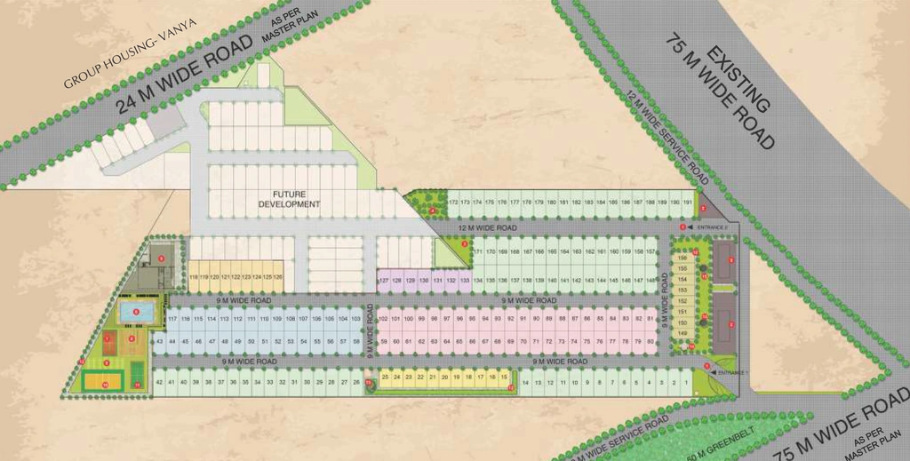 Master Plan of Betterchoice Vanya City in Sector 99A, Gurgaon - Image 337559