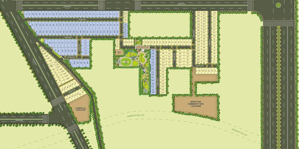 Master Plan of Paras Ekam Homes in Sohna Road, Gurgaon - Image 337586