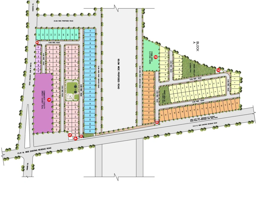 Master Plan of Ansal Shiva Som Valley in Sohna Road, Gurgaon - Image 337613