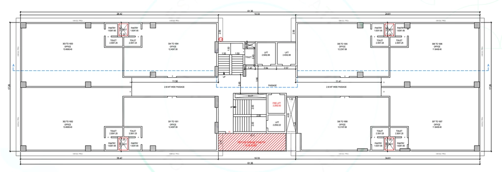Floor Plan of Pramukh Orbit 4 in Bhatar, Surat - Image 337740