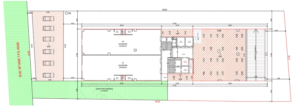 Master Plan of Pramukh Orbit 4 in Bhatar, Surat - Image 337739