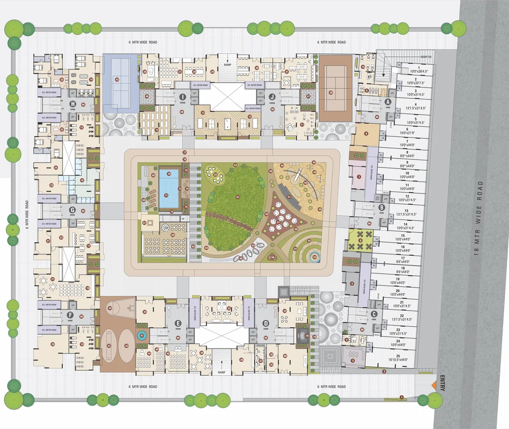 Master Plan of Commercial Ashapura Samanvay Scintilla in Bopal, Ahmedabad - Image 337752