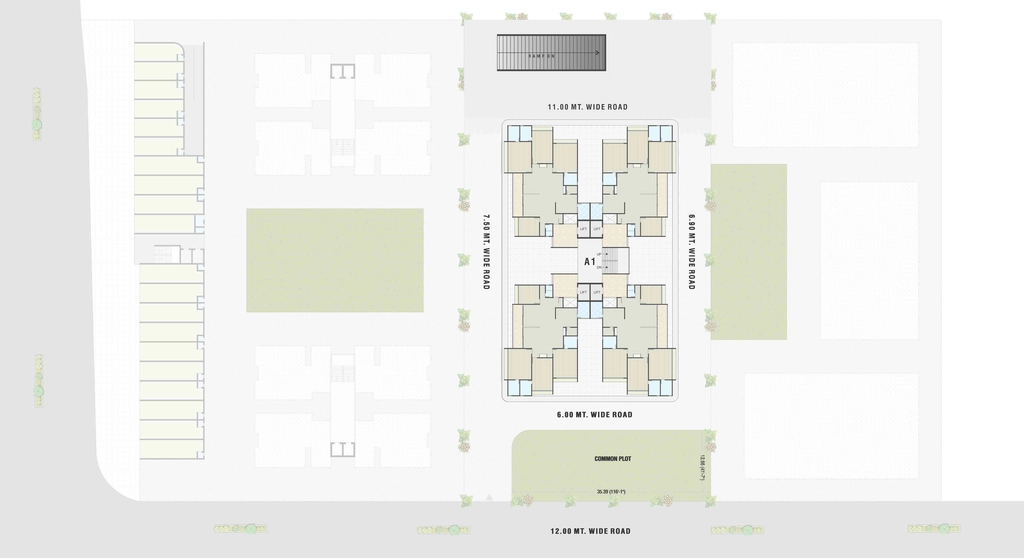 Master Plan of Radhe Kalhar Greens in Nava Naroda, Ahmedabad - Image 337783