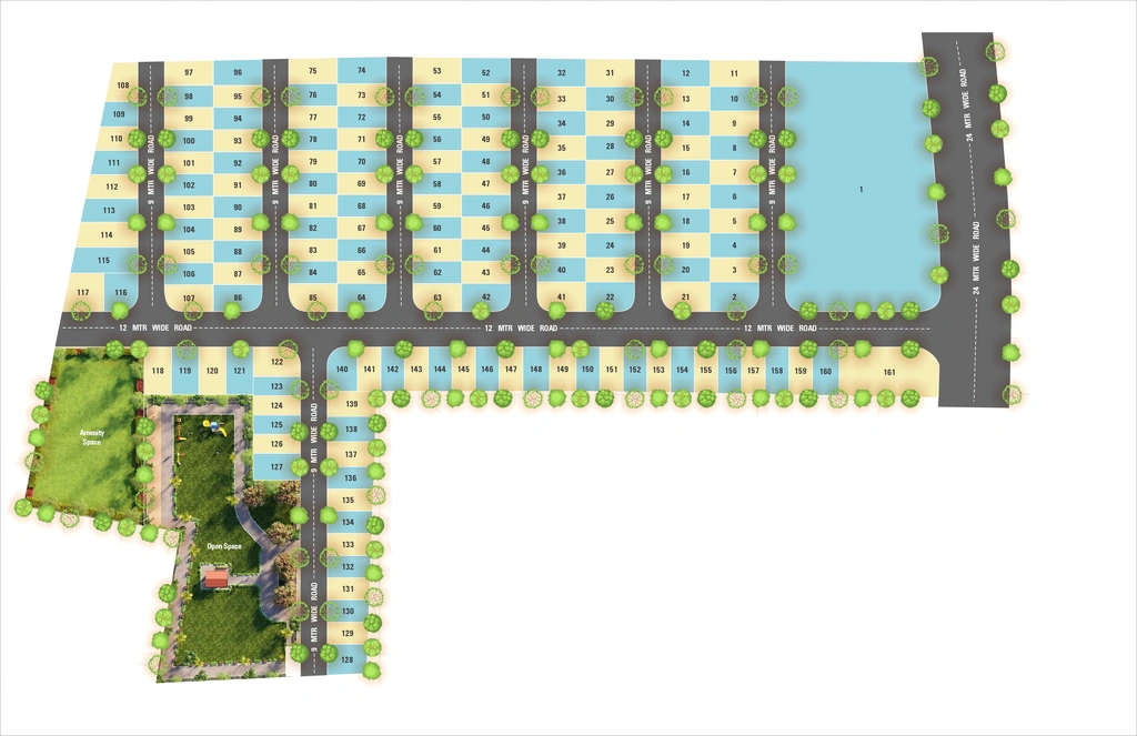 Master Plan of Mauli Unicorn 29 in Pipla, Nagpur - Image 337899