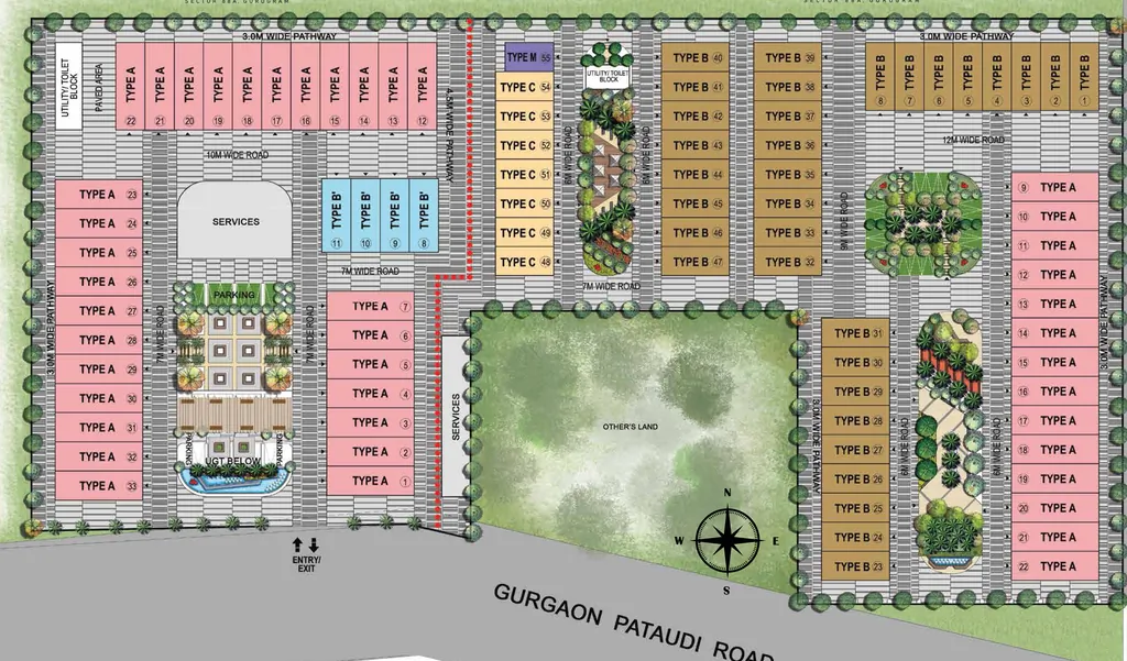 Master Plan of Signature Global SCO 88A in Sector 88A, Gurgaon - Image 337917