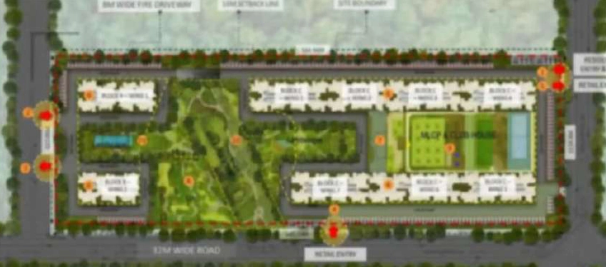 Master Plan of Provident Sangam in Kelambakkam, Chennai - Image 337921