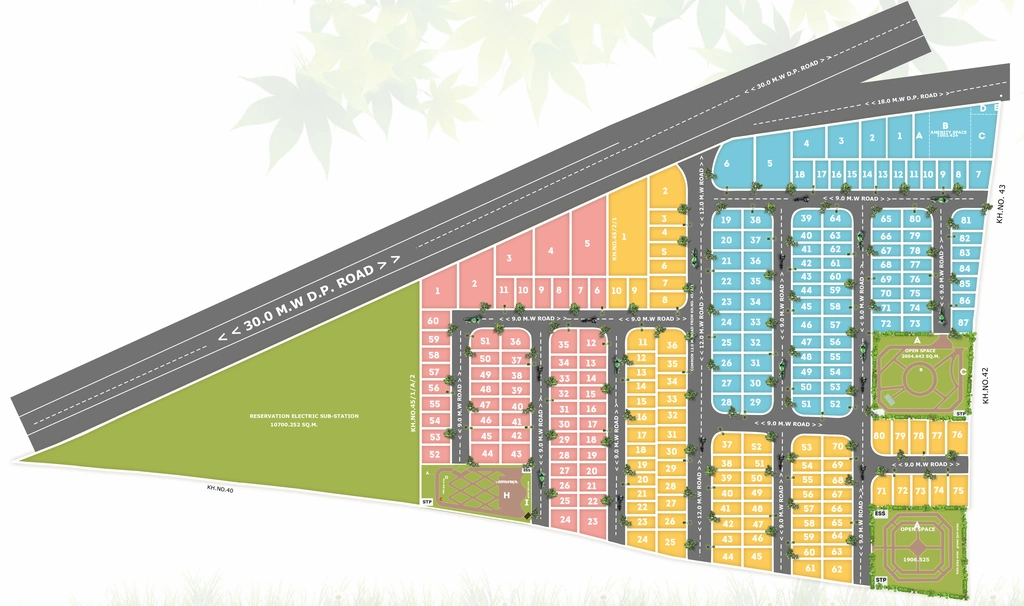 Master Plan of Mauli Nagar 19 Sec A in Jamtha, Nagpur - Image 337953