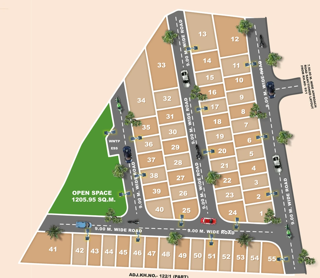 Master Plan of Mauli Nagar 16 in Beltarodi, Nagpur - Image 337968