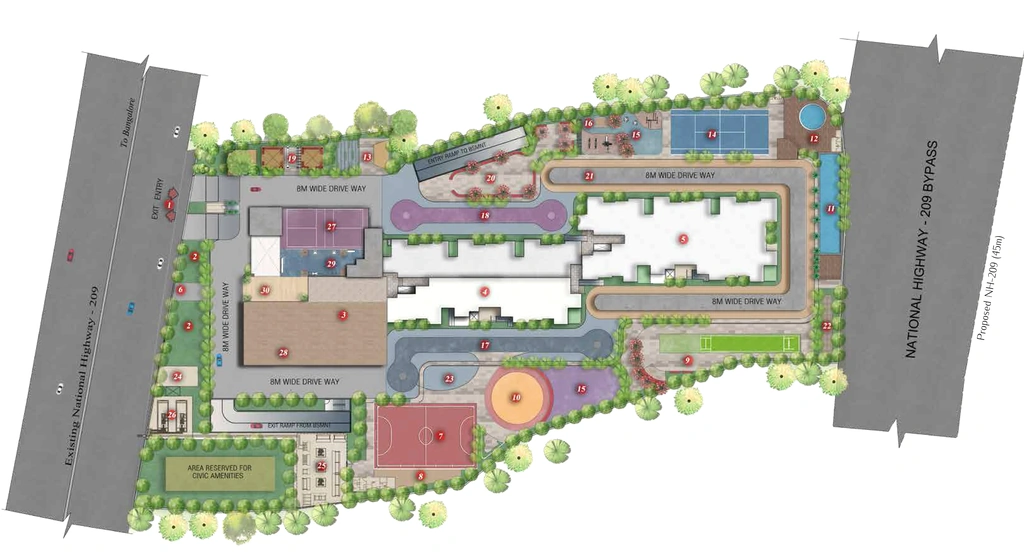 Master Plan of Bren Ananta in Kaggalipura, Bangalore - Image 338184