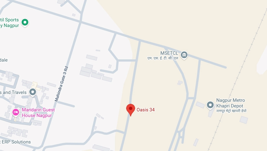 Location of Oasis 35 in Jamtha, Nagpur - Image 338399