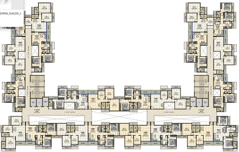 Floor Plan of Matrix Elegance in Pushpak Nagar, Navi Mumbai - Image 338850