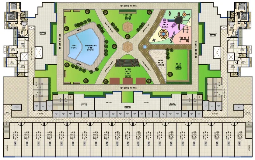 Master Plan of Matrix Elegance in Pushpak Nagar, Navi Mumbai - Image 338851