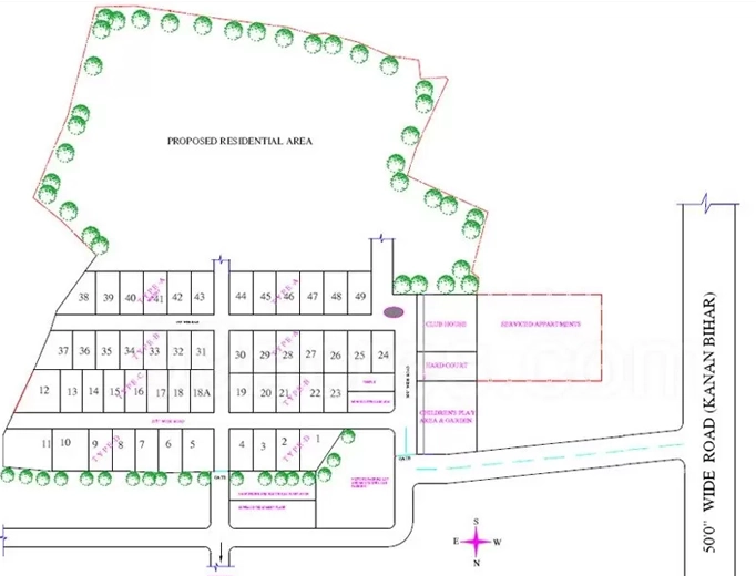 Master Plan of Trishna Exotica in Patia, Bhubaneswar - Image 338950