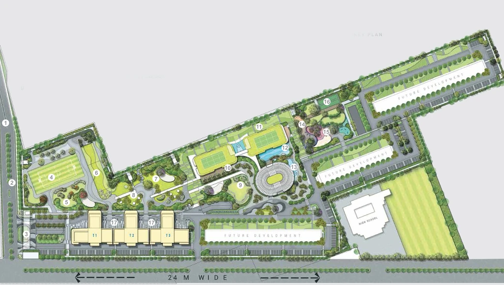 Master Plan of Indiabulls Estate and Club in Dwarka Expressway, Gurgaon - Image 338994