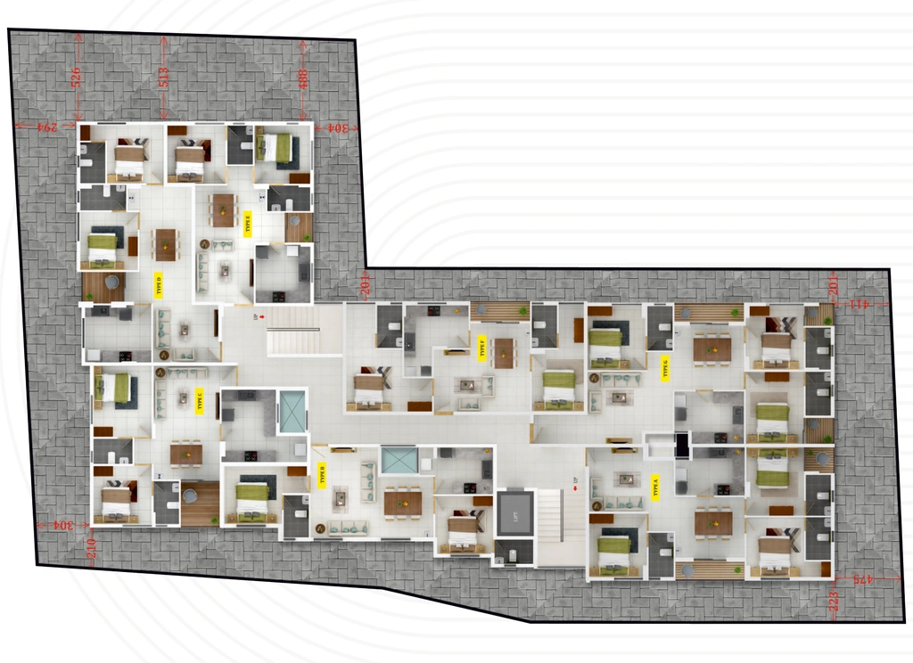 Master Plan of Dream Flower Leyenda in Ernakulam, Kochi - Image 339016
