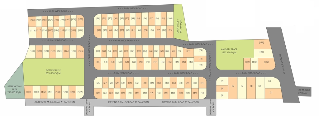 Master Plan of Mahalaxmi Nagar 42 in Jamtha, Nagpur - Image 339314
