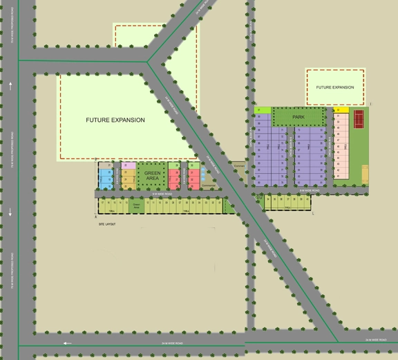 Master Plan of Skywhales Vienna Greens in Sector 99A, Gurgaon - Image 339366