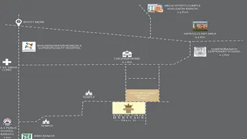 Location of Hari Om Tower Heritage phase 1 - Image 339494