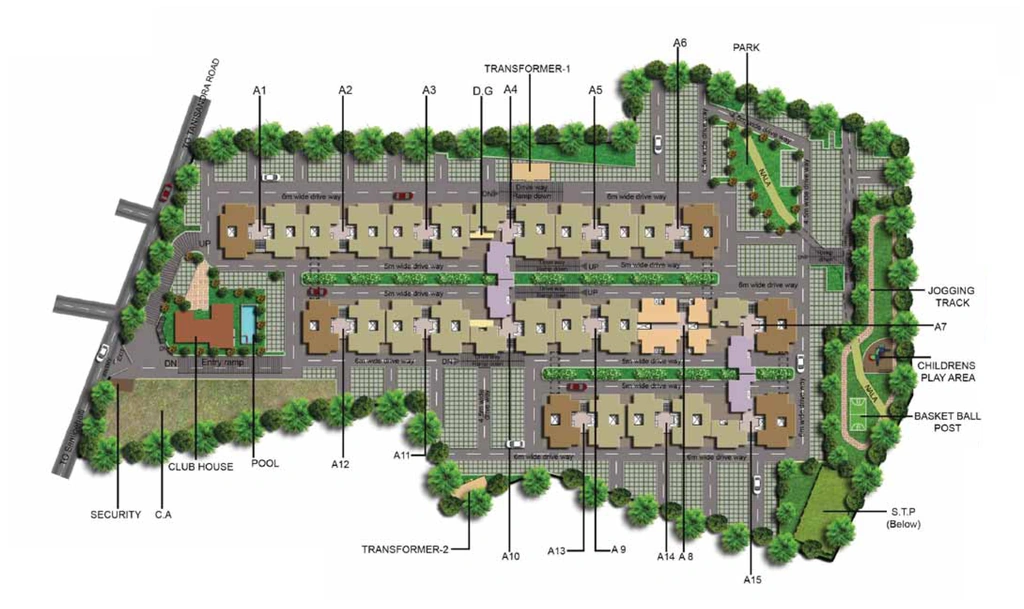 Master Plan of Provident Harmony in Thanisandra, Bangalore - Image 339550