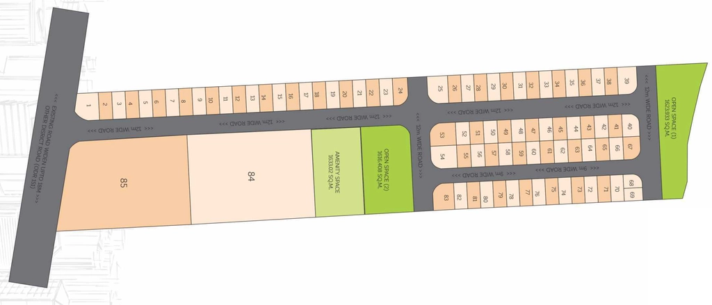 Master Plan of Mahalaxmi Nagar 34 in Narsala, Nagpur - Image 339572