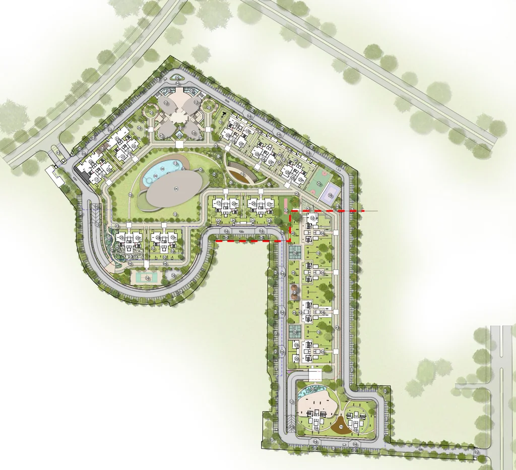 Master Plan of NBCC Aspire Leisure Valley in Techzone 4, Greater Noida - Image 339827