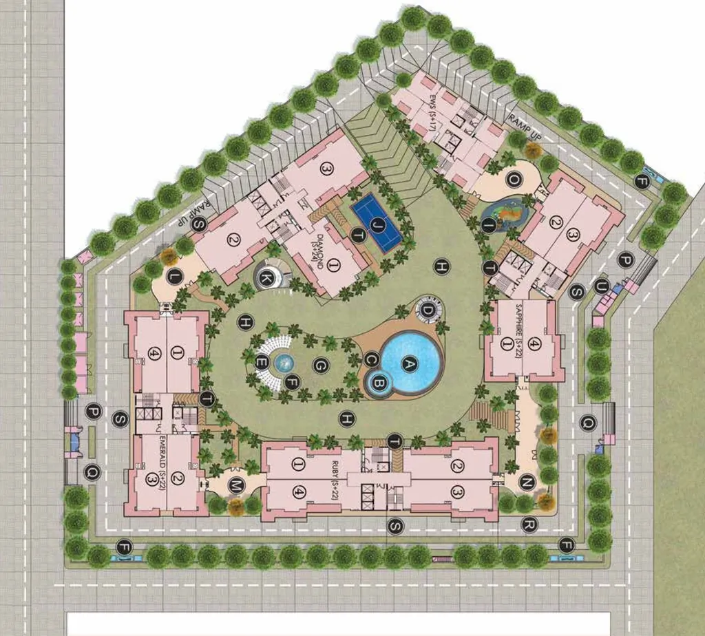 Master Plan of Sawasdee Heights in Shakurpur, New Delhi - Image 339845