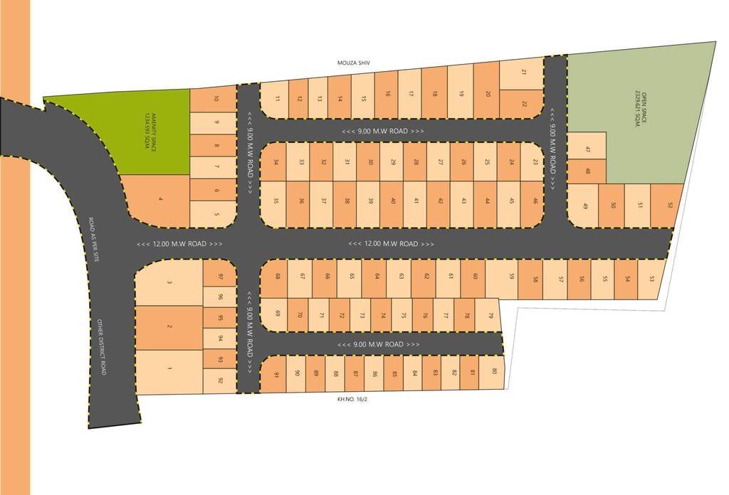 Master Plan of Mahalaxmi Nagar 22 in Wardha Road, Nagpur - Image 339859