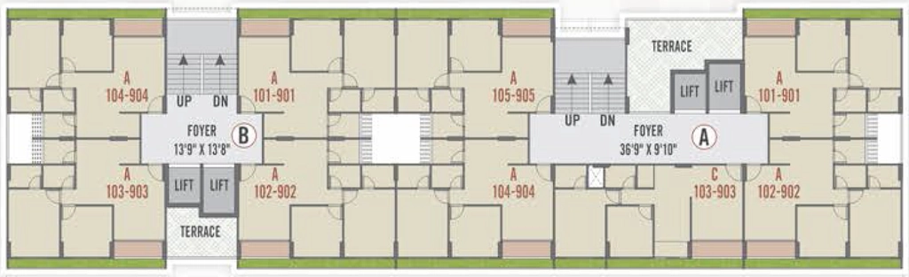 Floor Plan of Param Nest in Shilaj, Ahmedabad - Image 339965