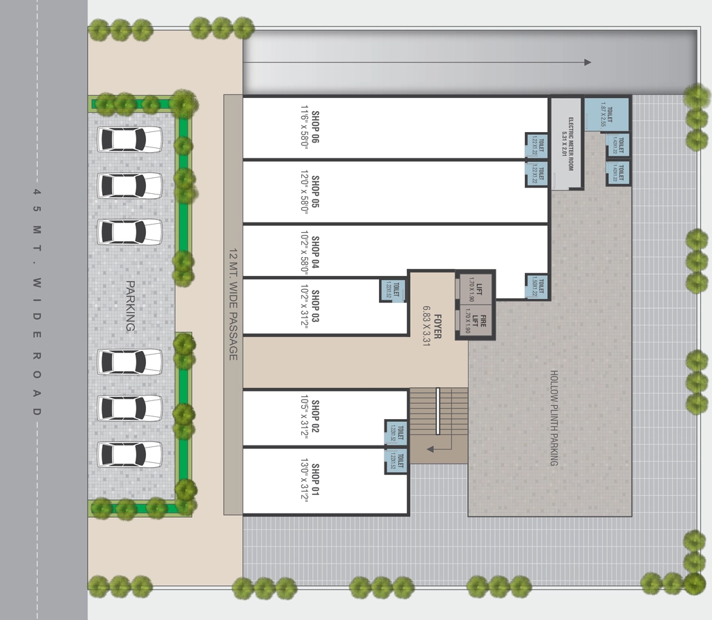 Master Plan of Samay Arham Avenue in Ghuma, Ahmedabad - Image 339995