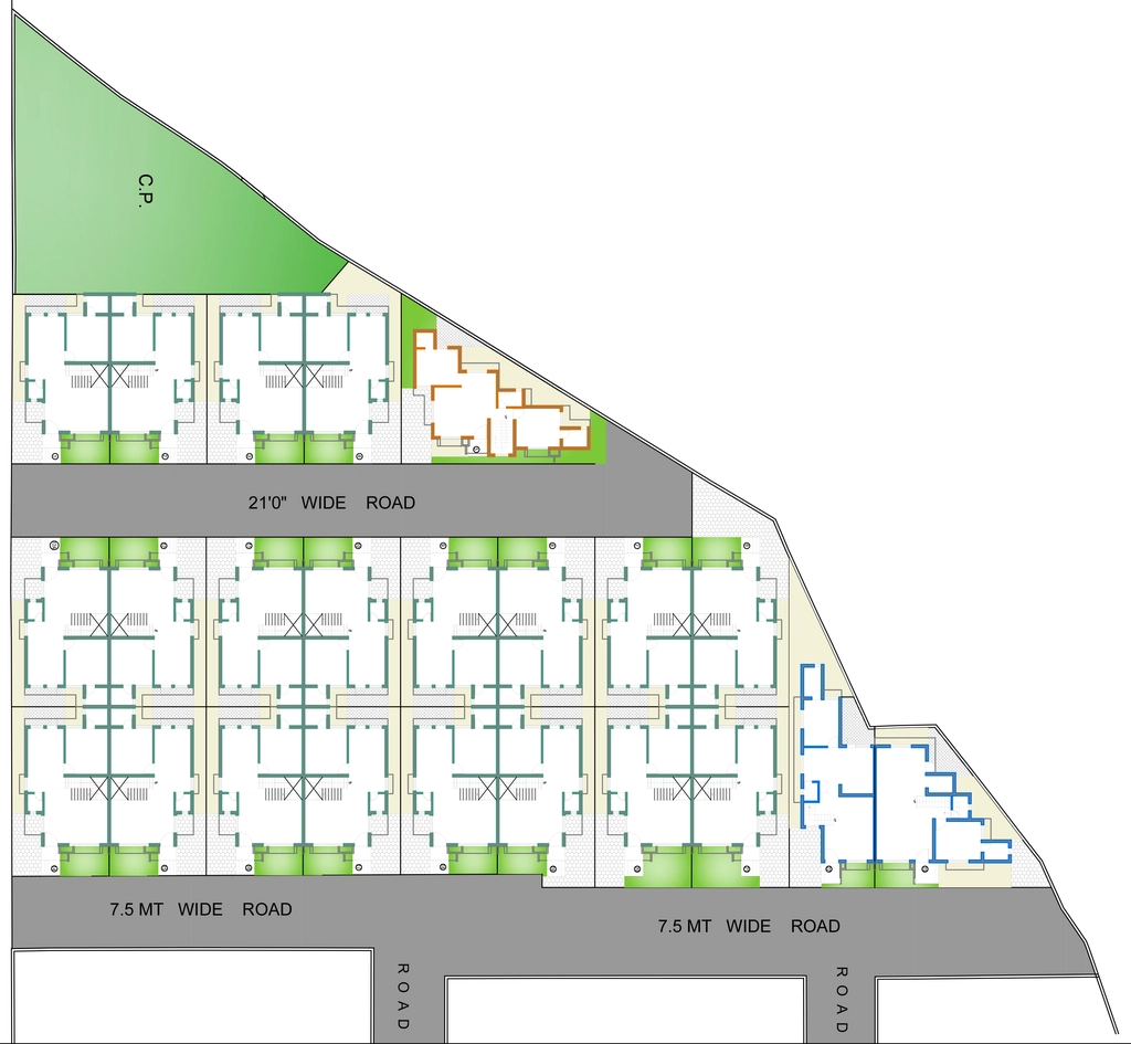 Master Plan of Kalav Twins in Ghuma, Ahmedabad - Image 340066