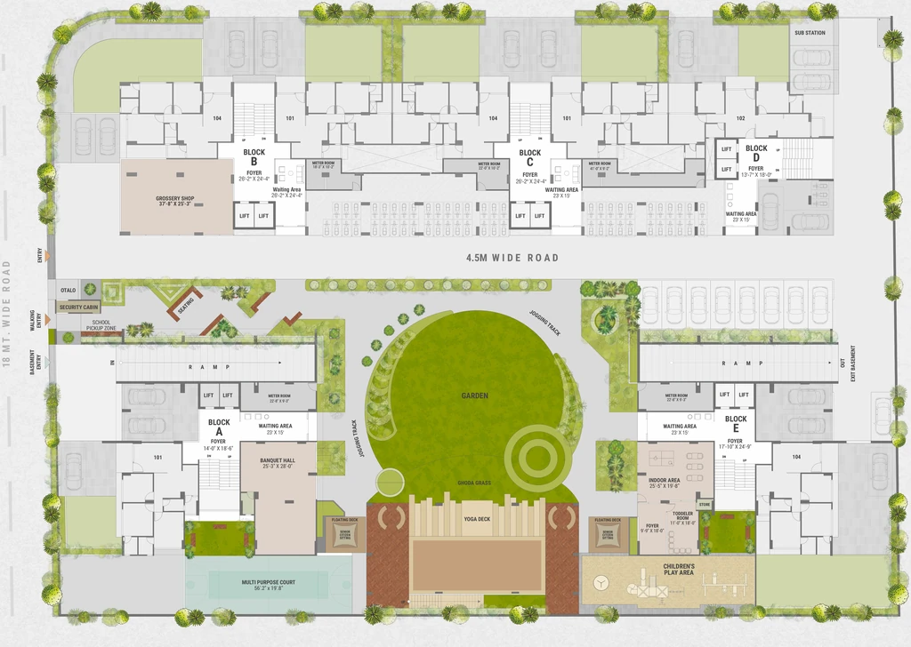 Master Plan of Rang Seattle Sky in Sarkhej, Ahmedabad - Image 340218