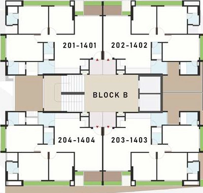 Floor Plan of Shashvat Symphony in Vaishnodevi Circle, Ahmedabad - Image 340266