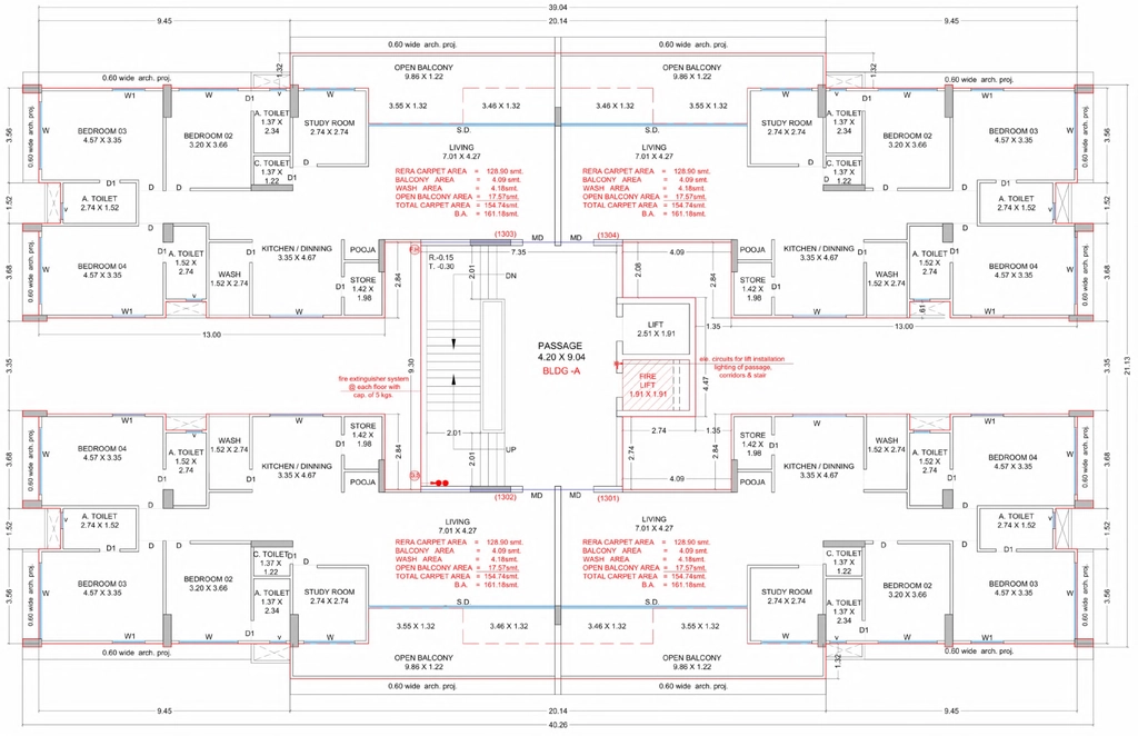 Floor Plan of Veer Arihanta in Adajan, Surat - Image 340371