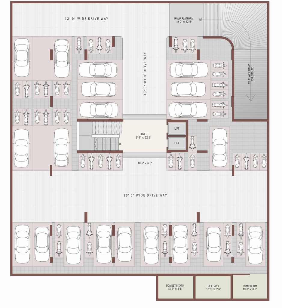 Master Plan of Aarat Vishvam Enclave in Bopal, Ahmedabad - Image 340390