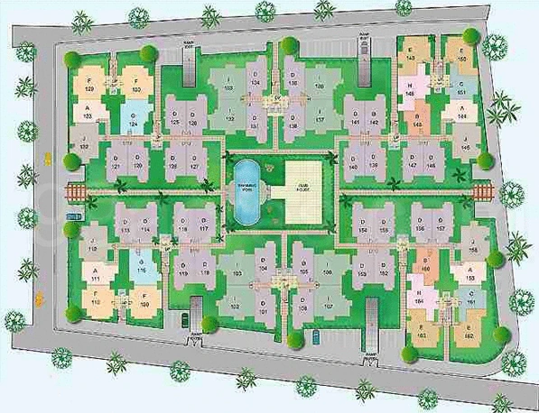 Master Plan of Prestige Palms in Whitefield, Bangalore - Image 340687