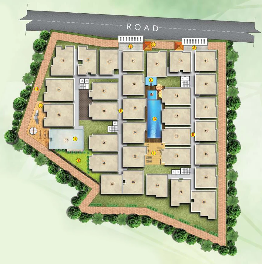 Master Plan of SBB Sapphire in Whitefield, Bangalore - Image 340700