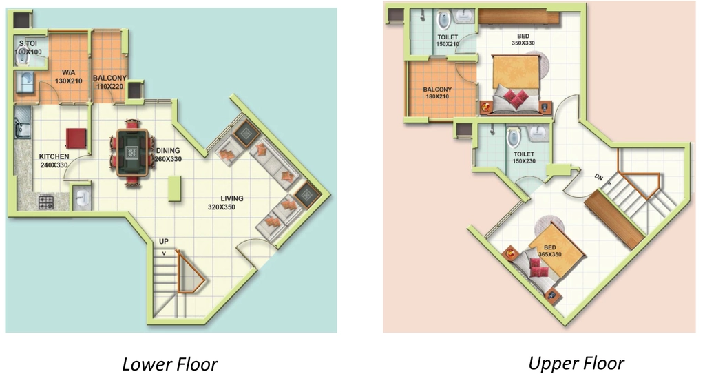 2 BHK Penthouse in Trinity World in Kakkanad, Kochi - Image 883495