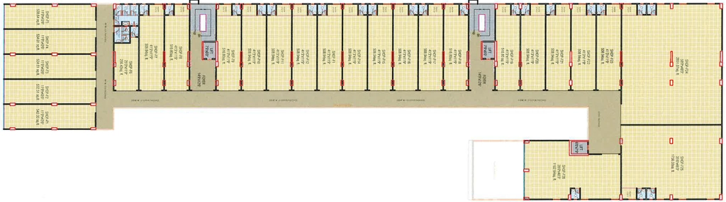 Floor Plan of Gamara Capital in South Bopal, Ahmedabad - Image 340910