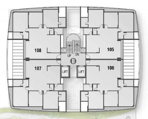 Floor Plan of SNS Splendid in Vesu, Surat - Image 340989