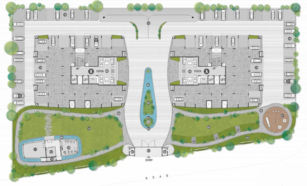 Master Plan of SNS Splendid in Vesu, Surat - Image 340988