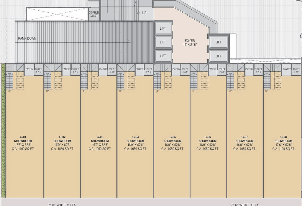 Floor Plan of Nemi Eminent in Vesu, Surat - Image 341024