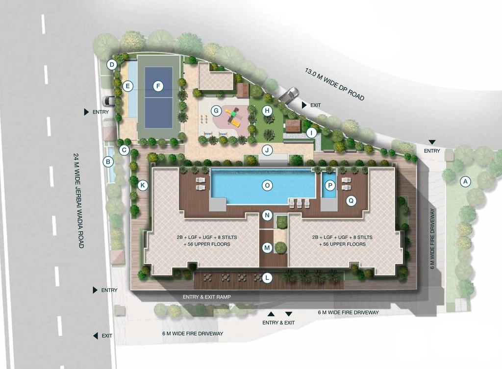 Master Plan of Sobha Inizio in Parel East, Mumbai - Image 341126